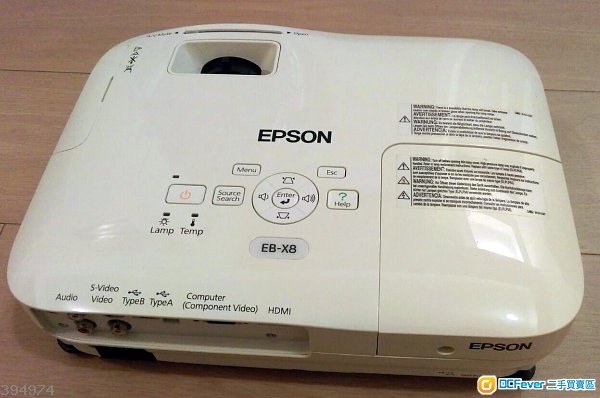 epson eb-x8 投影机 hdmi 2500流明