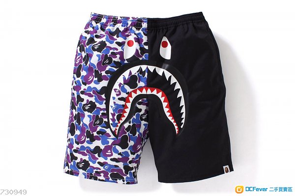 bape 11 周年纪念版 鲨鱼短裤