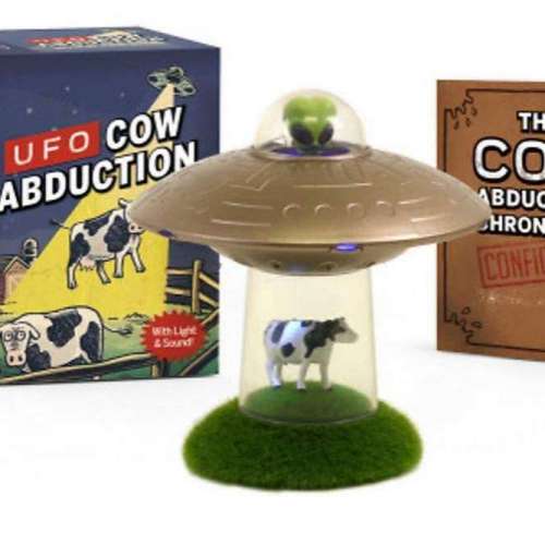 全新 Ufo Cow外星人飛碟玩具 發聲 發光 有磁石 美國直送 Dcfever Com
