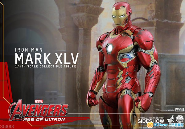 99% new hot toys 1/4 ironman mark 45 special edition