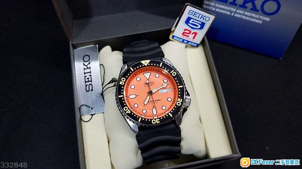99% new seiko skx 011j (精工橙水鬼)