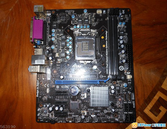 *坏底板 msi h61m-p21 (b3) lga1155主板.